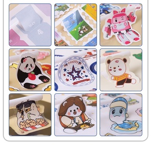 Étiquettes personnalisées pour entreprises : autocollants imperméables <span class=keywords><strong>à</strong></span> motifs de dessins animés, impression de logos, feuilles d'autocollants holographiques en <span class=keywords><strong>vinyle</strong></span> découpés sur mesure - Product Image 4