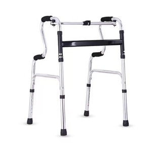 Déambulateur en alliage d'aluminium Songhui, réglable en hauteur sur 8 niveaux, pliable d'une seule main, aide à la marche pour personnes âgées avec patins antidérapants - Product Image 5