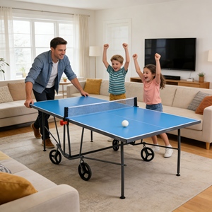 <span class=keywords><strong>Mesa</strong></span> de <span class=keywords><strong>Ping</strong></span> <span class=keywords><strong>Pong</strong></span> para Exteriores, Resistente y Móvil, Ideal para Entrenamiento Deportivo al Aire Libre - Product Image 1