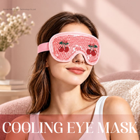 Masker Gel Kompres Panas Dingin, Masker Mata Motif Buah dan Bunga yang Lucu untuk Mengatasi Mata Bengkak dan Kelelahan, Logo Pola Kustom