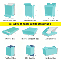 Boîte d'emballage en carton rigide recyclable avec couvercle rabattable, taille personnalisée, impression de logo en couleur, doublure en éponge, durable, pour cadeaux, chaussettes, fourrure