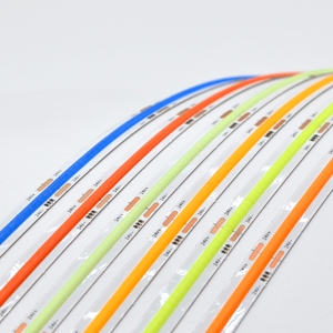 Couleurs Rouge Jaune Marrs Vert Tiffany Bleu Rose 10mm COB LED Strip DC12V/24V Convient pour KTV Bar Flexible COB Light Strip - Product Image 1