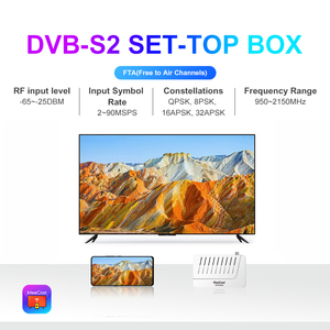 DVBS2 H.264 Satellietontv Ontvanger Free-to-air Decoder Tv Box met alle zenders DVB-S2 Satellietontvanger Cccam Set-top Box - Product Image 2