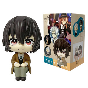 Figura de acción coleccionable de <span class=keywords><strong>anime</strong></span> japonés <span class=keywords><strong>Dazai</strong></span> Osamu, modelo de 2 estilos, versión Q, juguete de dibujos animados Chibi - Product Image 2
