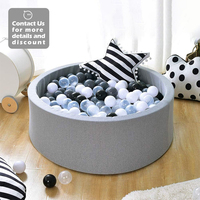 Piscine à balles en mousse pour enfants, jeux sensoriels, jeux de salle de jeux, piscine à balles intérieure en mousse à mémoire de forme souple pour enfants