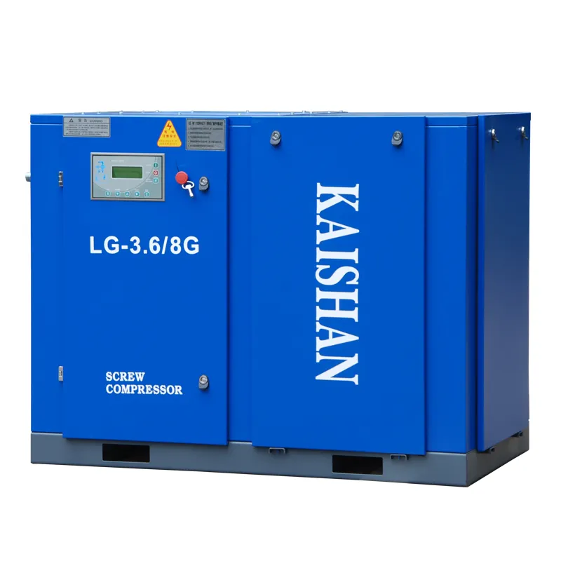 Kaishan Grote Power 55kw Stationaire Elektrische Roterende Schroef Compressor (115 Psi, 350 Cfm, 75 Hp)