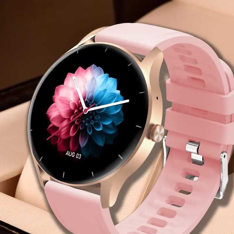 2023 new Smart Watch for ladies ZL50 BT Call Music Play Round Smart Watch reloj with Heart Rate Tracker smartwatch ZL50