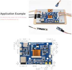 Aismartlink für Waves hare ESP32-S3 7-Zoll-Display-Entwicklungsplatine, 800*480, 32-Bit-LX7-Dual-Core-Prozessor - Product Image 3