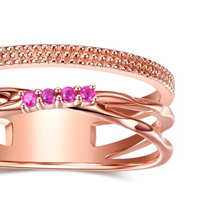 แหวนเงินแท้ 925 ประดับเพชรซิคอนจาก UM Jewelry ดีไซน์โดดเด่น ขัดเงาอย่างประณีต เหมาะสำหรับขายส่ง ของขวัญงานเลี้ยง งานครบรอบ หรืองานแต่งงาน - Product Image 6