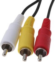 Câble audio-vidéo multi-canaux 6 RCA mâle-mâle pour lecteur DVD de voiture