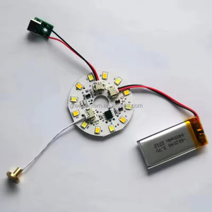 Kit de circuit de commande DIY pour cadre photo LED USB <span class=keywords><strong>5V</strong></span> trois couleurs, veilleuse à intensité tactile, blanc chaud, pour décoration de bureau artisanale - Product Image 3