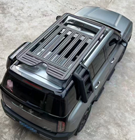 Porte-bagages de toit en alliage d'aluminium de haute qualité, sac de rangement latéral et échelle latérale pour accessoires BAIC BJ30