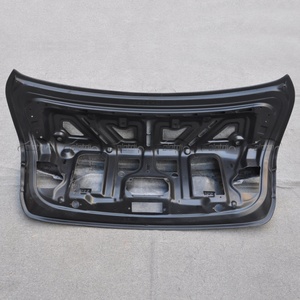 Car Tuning Parts Auto OEM Style Carbon Fiber Rear Trunk Boot Back <b>Door</b> Cover <b>Trim</b> for BMW F30 3 Series - Product Image 5