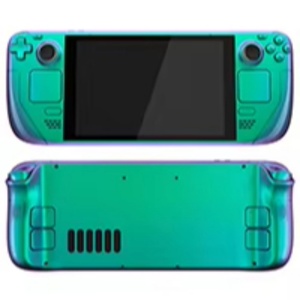 EXtremeRate DIY Chameleon Green Purple Replacement Full Set Housing Shells for <b>Steam</b> <b>Deck</b> LCD Console - Product Image 5