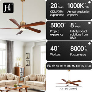 Manufacturer's price: 52/65 inch LED <b>ceiling</b> <b>fan</b> with remote control and large metal electric <b>fan</b> for home use - Product Image 4