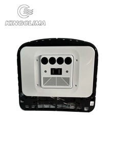 พัดลมคู่แรงดันสูงสีขาว12V 24V เครื่องปรับอากาศหลังคาจอดรถสำหรับยานพาหนะรถบรรทุกรถ RV - Product Image 5