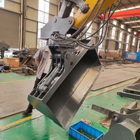 Bucket Excavator Mini Hidrolik Putar dan Miring yang Dapat Disesuaikan untuk Pekerjaan Parit 360 Derajat °   Bucket Putar yang Dapat Dimiringkan Garansi 1 Tahun