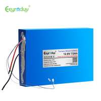 Batterie Lifepo4 12,8 V 72 Ah 921,6 Wh avec BMS pour éclairage solaire, éclairage public et stockage d'énergie domestique