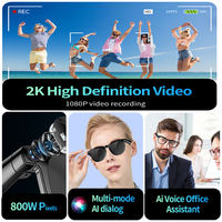 Lunettes Intelligentes CY01 AI avec Caméra 8MP 1080P, Appel Vocal, Unisexe, Lunettes de Soleil Intelligentes avec Caméra - Ventes Flash