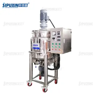 150L Double jacket liquid soap mixing tank hand sanitizer detergent heating homogenizer mixer machine