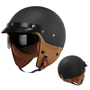 <span class=keywords><strong>SD</strong></span> ABS Retro xe máy cưỡi Mũ bảo hiểm, người đàn ông của một nửa mặt bảo vệ, người lớn tai nạn Mũ bảo hiểm - Product Image 3