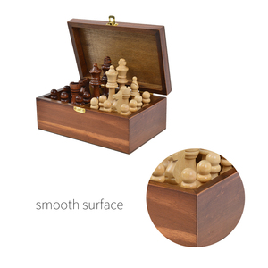 Piezas de Ajedrez <span class=keywords><strong>Staunton</strong></span> No.6 de 2022, Caja de Madera, Rey de 3.9 Pulgadas - Product Image 2