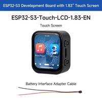 Carte de développement ESP32-C6-Touch-AMOLED-2.06 avec écran tactile capacitif de 1,83 pouces 240x284, puce de codec audio intégrée, prend en charge le Wi-Fi