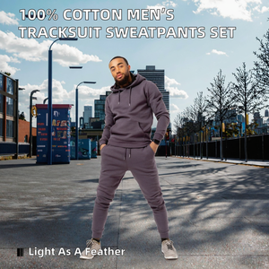 Ensemble de survêtement d'hiver pour homme en coton 100% imprimé, jogging, doublure en polaire, étiquette privée personnalisée - Product Image 2