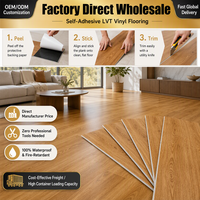 Revêtement de sol vinyle auto-adhésif LVT en planches – Installation facile sans colle pour la modernisation des sols de locaux locatifs