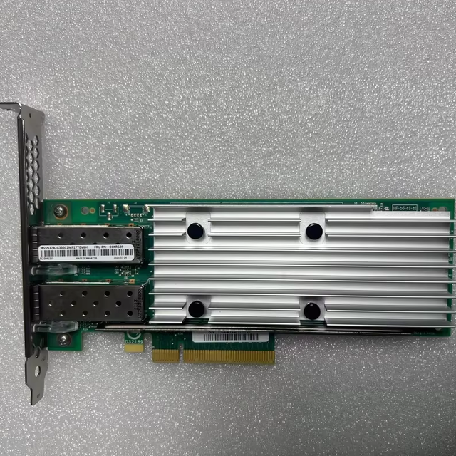 Used QL41232HLCU-LN Dual-port 10/25GbE SFP28 Ethernet Network Interface Card SFP28 Adapter NIC 01KR589 P22702-B21