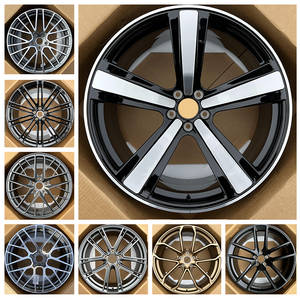 Nouvelles <span class=keywords><strong>jantes</strong></span> de voiture pour passagers en alliage d'aluminium forgé léger monobloc 20 21 pouces 5x112, surface peinte/polie/chromée, garantie 5 ans - Product Image 4