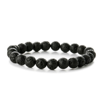 Vente directe d'usine, bracelet en pierre naturelle turquoise agate, bracelet en pierre givrée, pierre volcanique, cadeau porte-bonheur