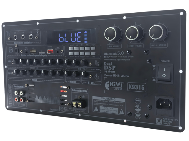 Audio Power Amplifier PCB Board  9.0 Karaoke Amplifier Module With MIC USB TF AUX Function