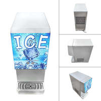 Machine à glaçons Portable cuisine ménage glace faisant la Machine en acier inoxydable comptoir pépite fabricant de glaçons