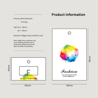 Étiquettes de vêtements colorées personnalisées - Étiquettes rectangulaires en papier avec impression de logo personnalisé