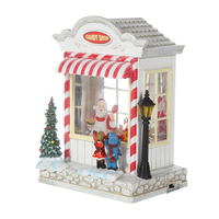 Lanterne LED de Noël en gros, fabriquée en Chine, maison miniature, tourbillon d'eau, globe à neige de luxe