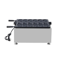 Taiyaki portable électrique automatique commercial rôti forme personnalisée gaufrier Taiyaki Machine poisson gaufre pour collation