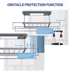 Cintre <span class=keywords><strong>de</strong></span> rangement mural au <span class=keywords><strong>plafond</strong></span> électrique multifonctionnel <span class=keywords><strong>de</strong></span> haut niveau pliable en métal étendoir à <span class=keywords><strong>linge</strong></span> à usage domestique pour la cuisine - Product Image 4