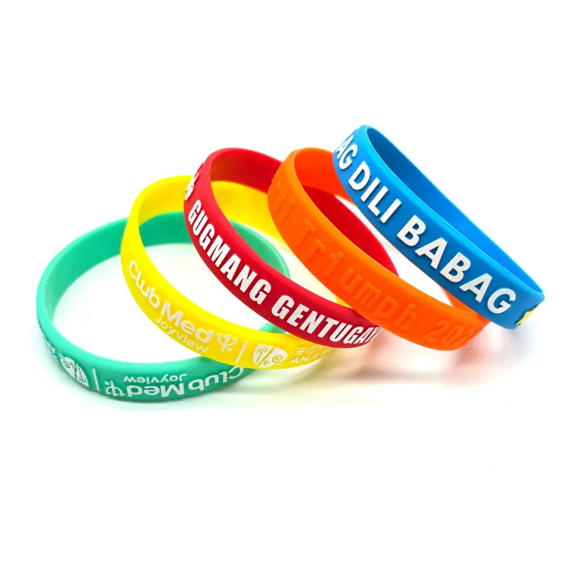 New Design Cheap Gift Items New Silicone Bracelet Wrist Bands/custom Silicone Wristband