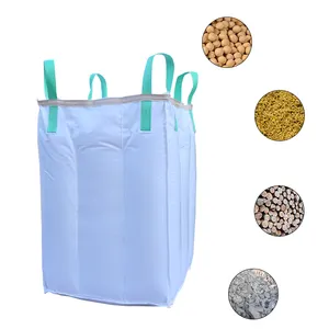 Most Popular Super Big Ton Plastic Bag PP Fibc Jumbo Bulk Bag Loading Weight 1ton 1000kg 1500kg 1.5ton