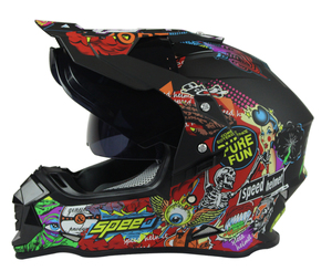 Bestseller ABS materiale moto Cross Country moto Full Face casco moto casco moto all'ingrosso per moto - Product Image 1