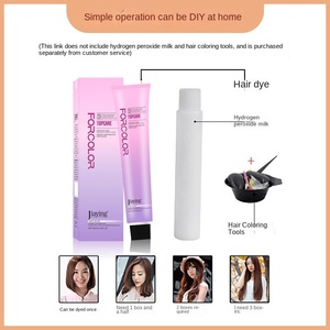 JiaYing JM-56 Blue Black Plant-Based <strong>Semi</strong>-<strong>Permanent</strong> Top Grade Cream <strong>Hair</strong> <strong>Dye</strong> for Covering White <strong>Hair</strong> Salon Barber Use - Product Image 6