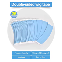 Ruban adhésif double face Ultra Hold CC, 36 pièces, résistant à l'eau, outil pour extensions de cheveux, fabriqué en polyester durable pour un usage domestique