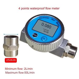 Digital Fuel Gauge Waterproof Turbine Flowmeter For Water Diesel Fuel Kerosene Oil Testing Turbine Fuel Flow Meter