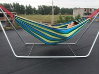 Hamac de camping en toile épaisse et durable, hamac simple, chaise suspendue de voyage, lit suspendu, sac de hamac d'extérieur toutes saisons