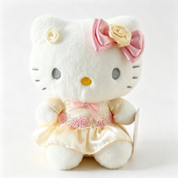 Jouets en peluche doux et rembourrés Kawaii de 8 pouces, Poupée chat de dessin animé Hello Anime, Adorable, pour machine à griffes, jeu d'arcade et fournitures de fête