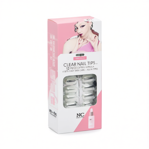 Clear <b>Nail</b> Tips 12 Pieces Per Pack 6 Sets K Beauty Formula Daily Skin Care All Skin Types - Product Image 2