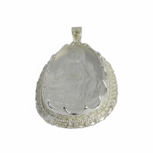 Venta caliente 925 colgante de piedras preciosas de cristal de plata esterlina nuevo collar de estilo Vintage con chapado en rodio para mujeres y regalos de niñas - Product Image 1