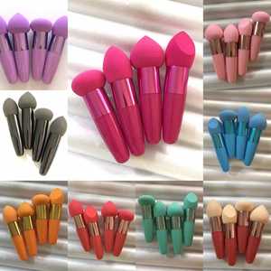 Éponge de maquillage HQ Mixed Proc Discount, éponge de fond de teint avec manche, éponge de maquillage à une seule extrémité, applicateur d'ombre à paupières - Product Image 6
