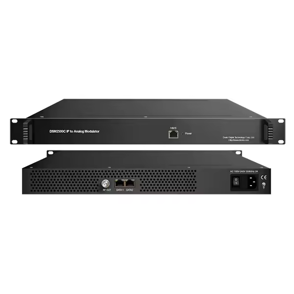 DSM2500C 32 in 1 IP to Analog Modulator for NTSC PAL BG SECAM TV Programs for FTTH Use
